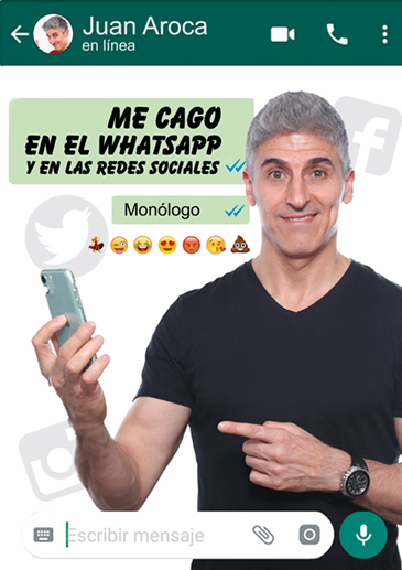 Juan Aroca; Me Cago en el Whatsapp y en las RRSS