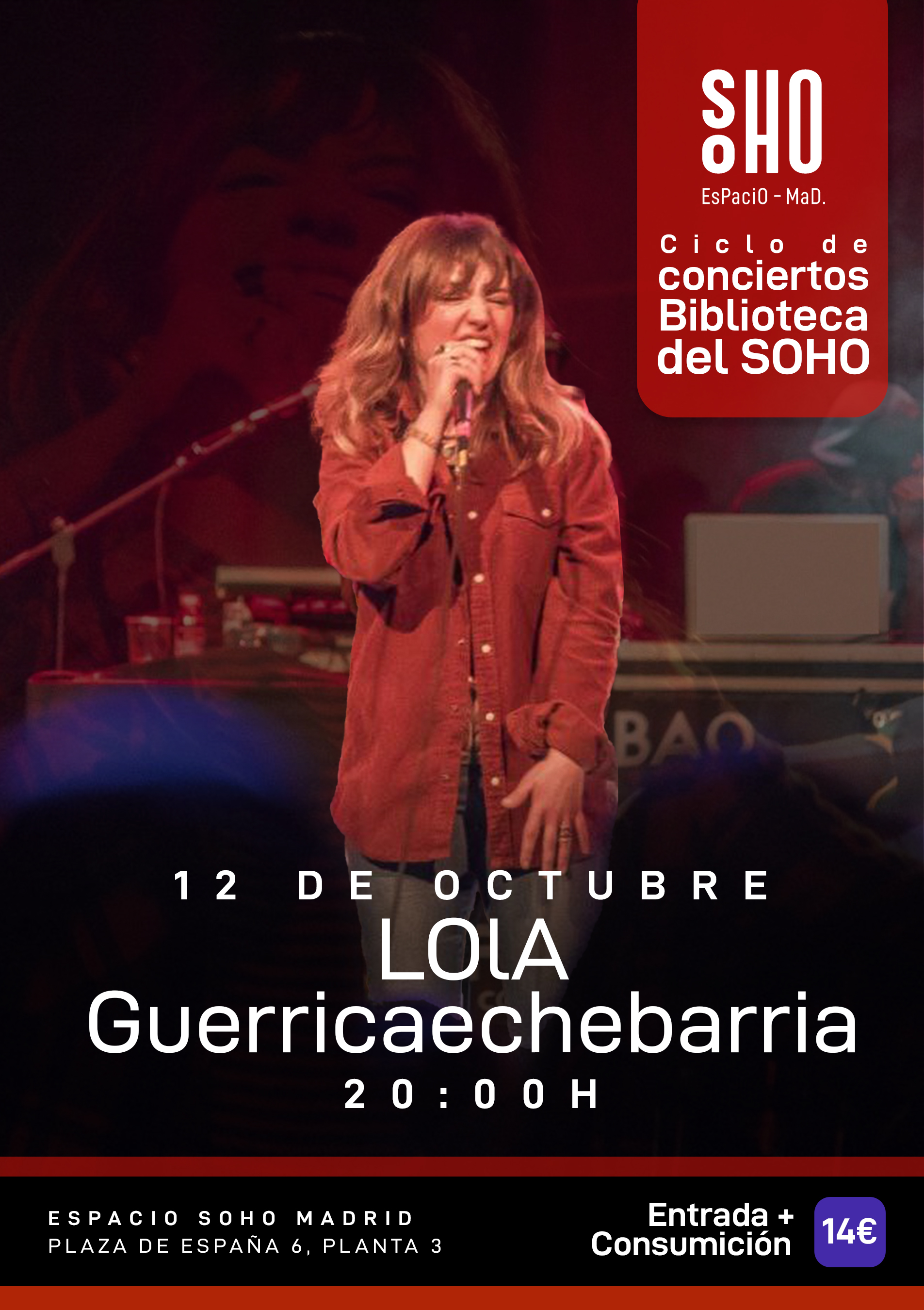 Lola Guerricaechebarria; Ciclo Conciertos Biblioteca del Soho
