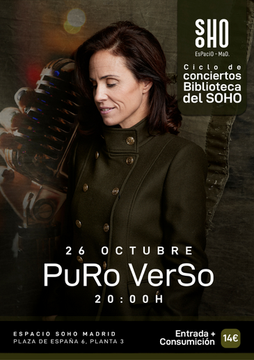 PURO VERSO; CICLO CONCIERTOS BIBLIOTECA DEL SOHO