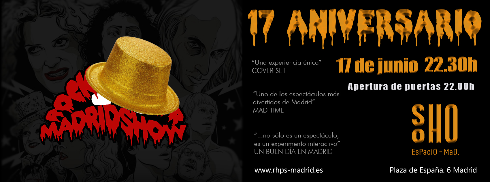 ROCKY HORROR MADRID SHOW (Proximamente a la Venta)